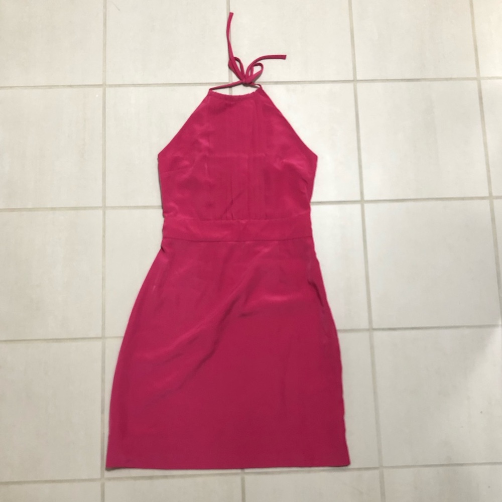 Banana Republic Magenta/Pink Halter Dress